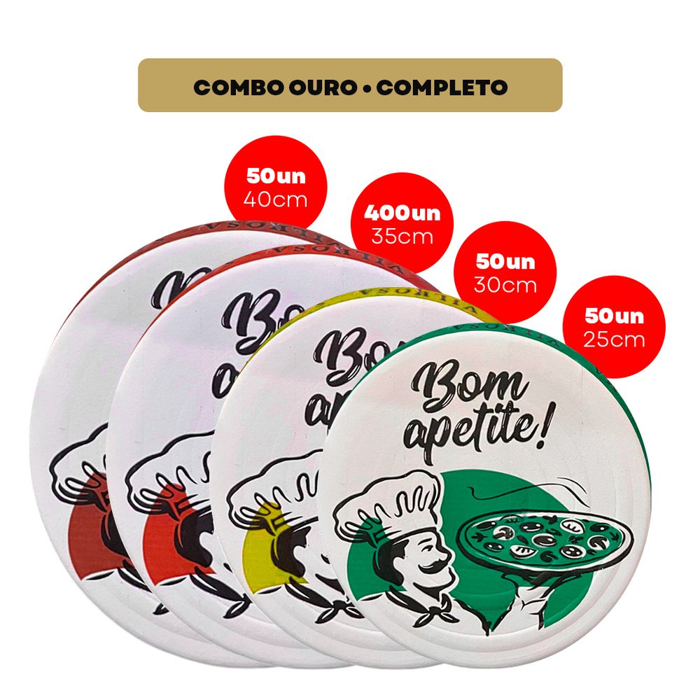 Combo Ouro | Completo - Embalt Embalagens 