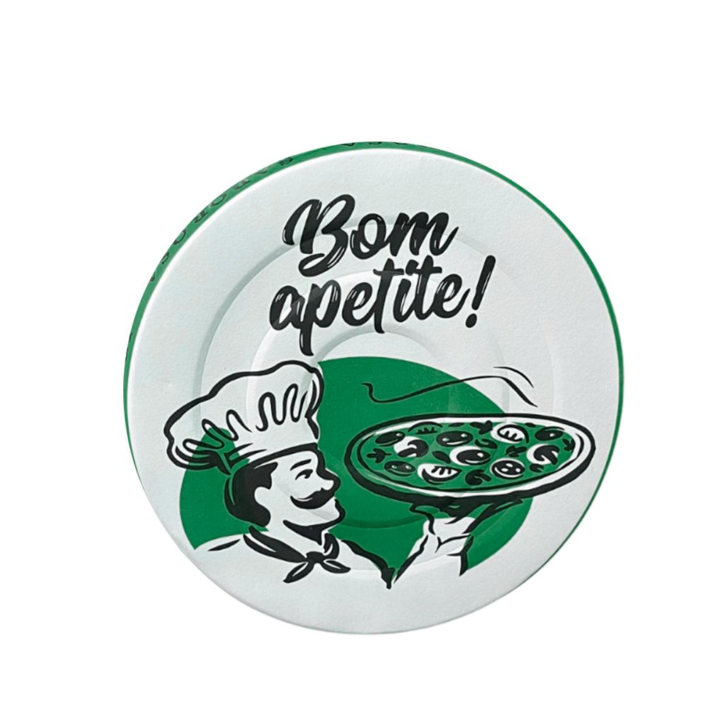 Caixas De Pizza Redonda Flexogáfica Tam. 25 - Verd... - Embalt Embalagens 