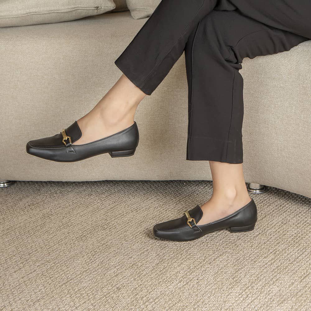 Mocassim Pilar Preto