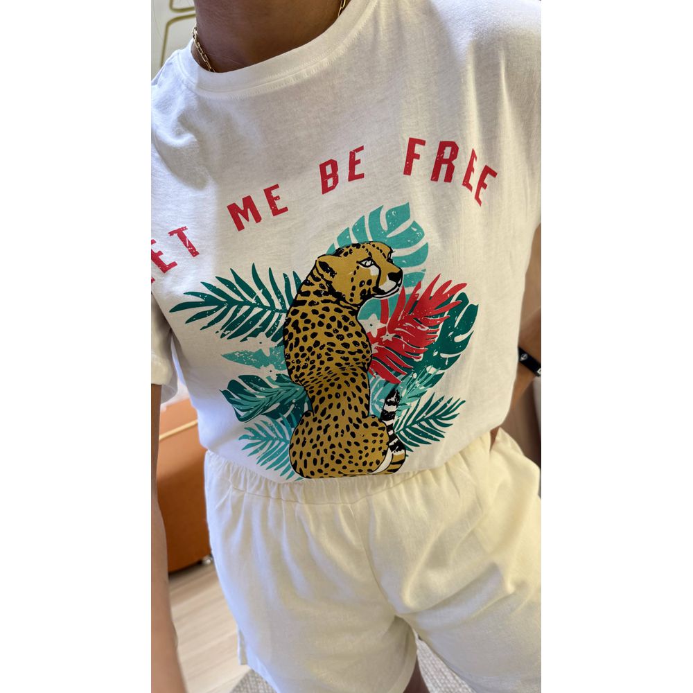T-shirt Gabi Onça - Loja Gabriela Ribeiro
