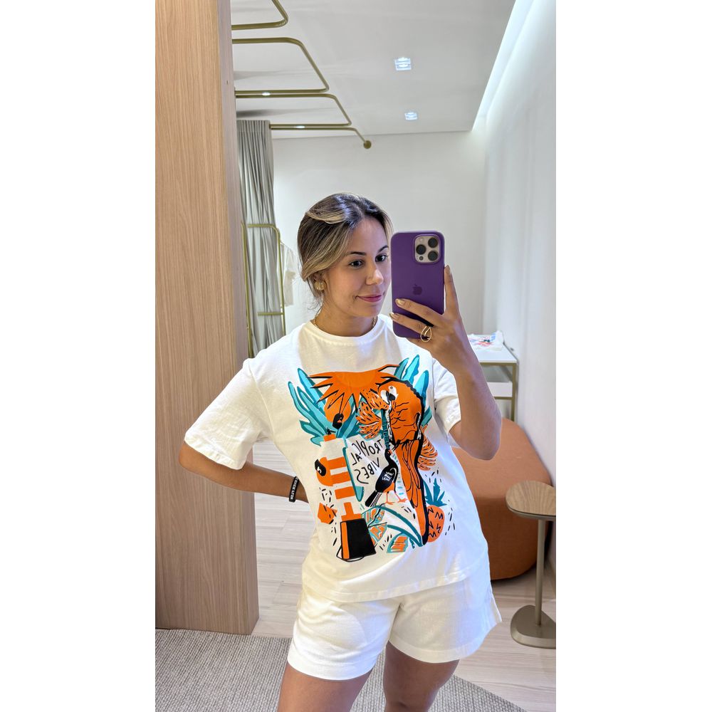 T-shirt Gabi Arara Laranja