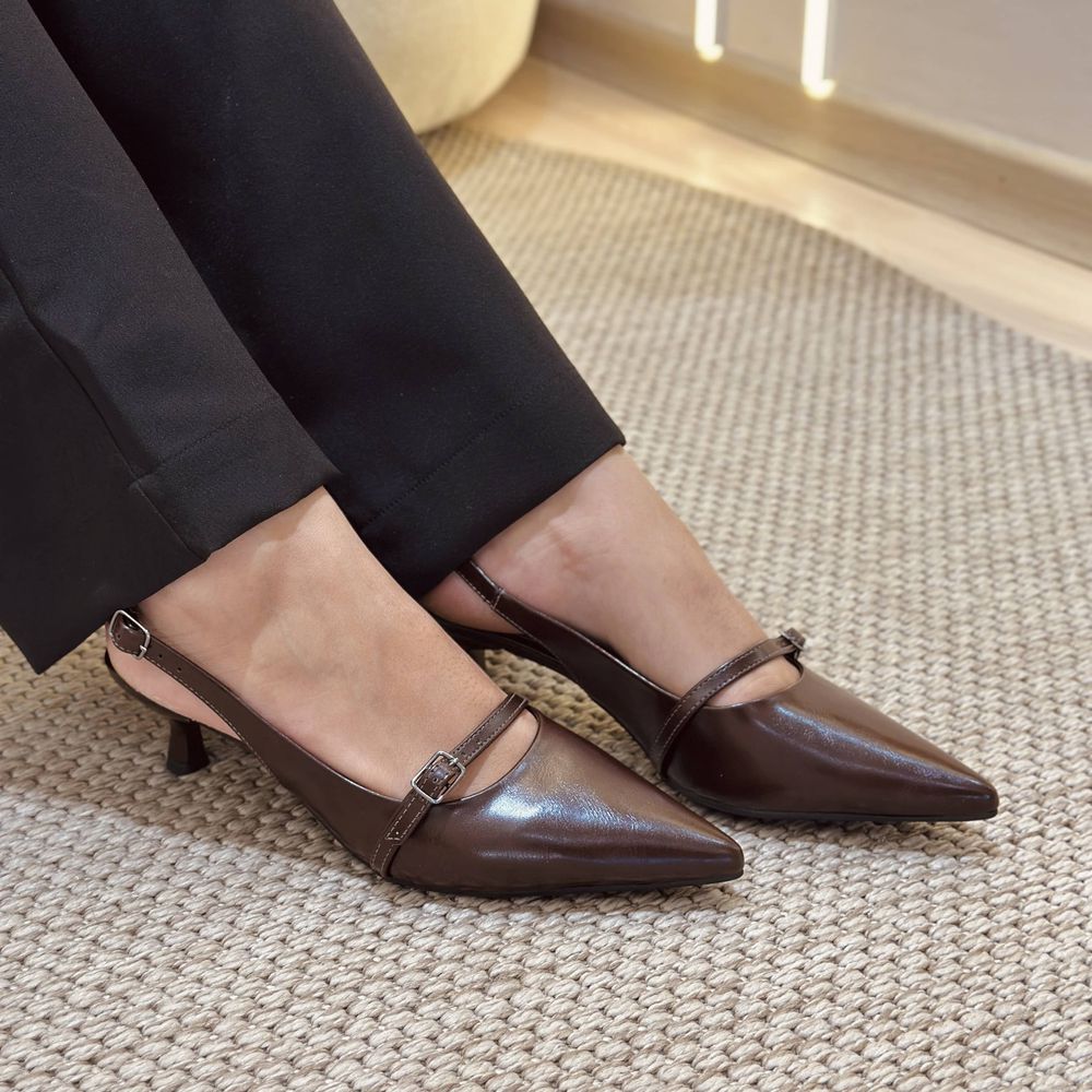 Scarpin Maria Fernanda Marrom