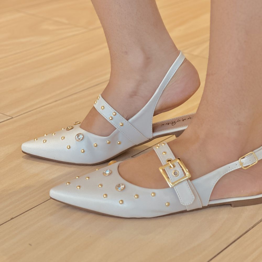 Sapatilha Maraisa Off White