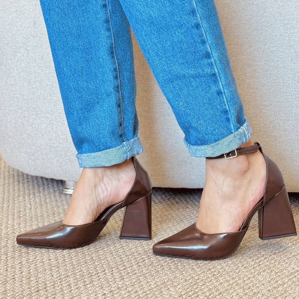 Scarpin Moana Marrom