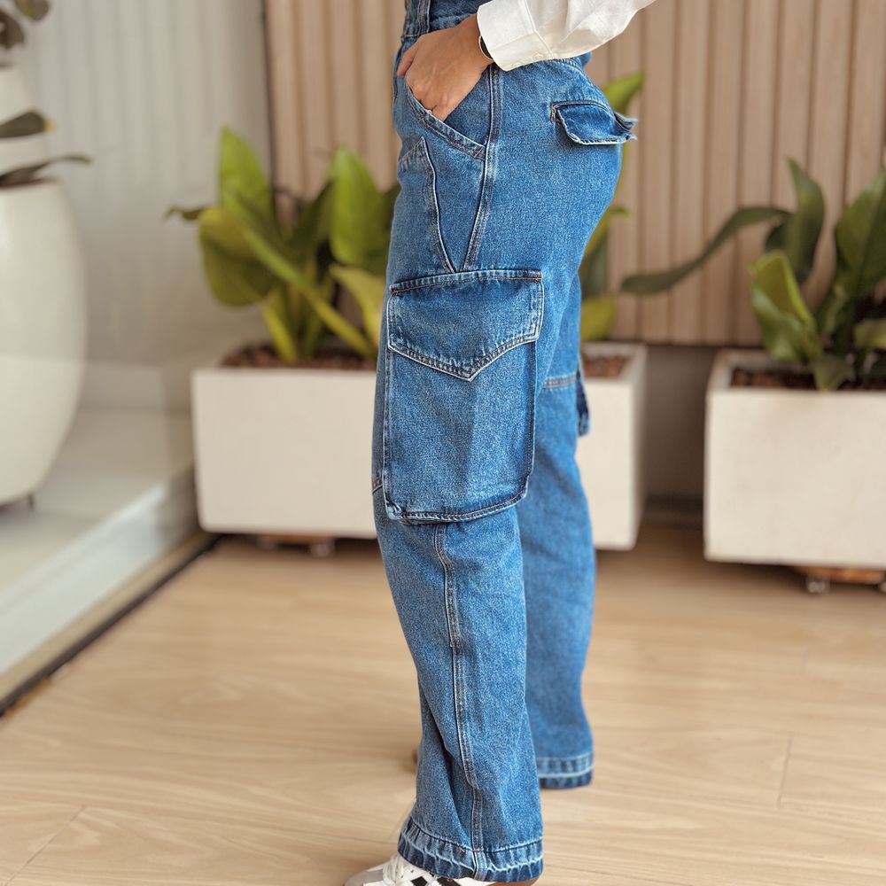 Calça Cargo Bibi Jeans