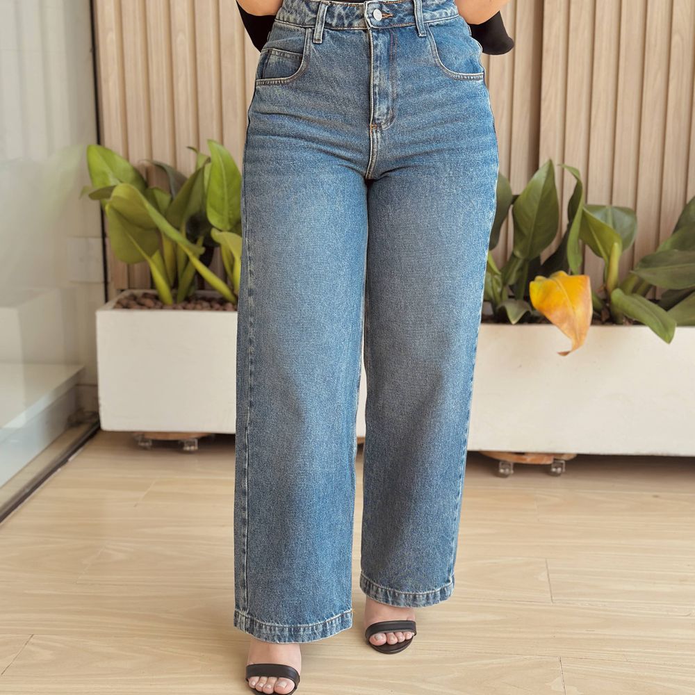 Calça Pamela Jeans - Loja Gabriela Ribeiro