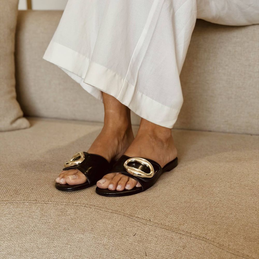 Rasteira Michele Preto