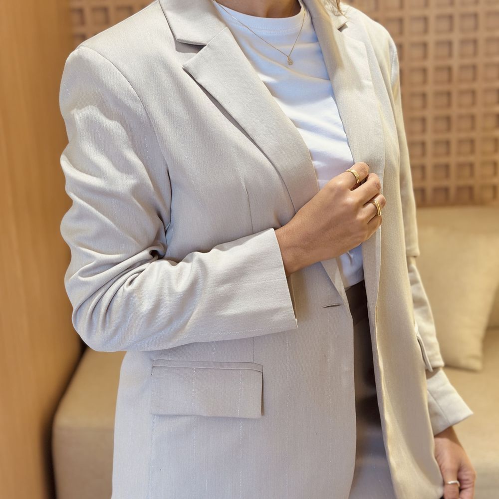 Blazer Valentina Bege