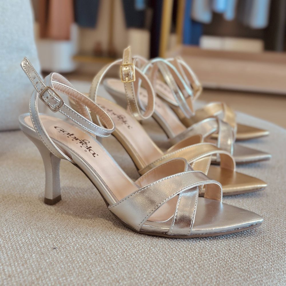 Sandália Margo Dourado