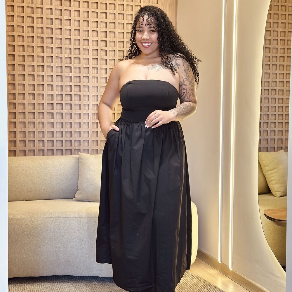 Vestido Nathale Tomara Que Caia Preto