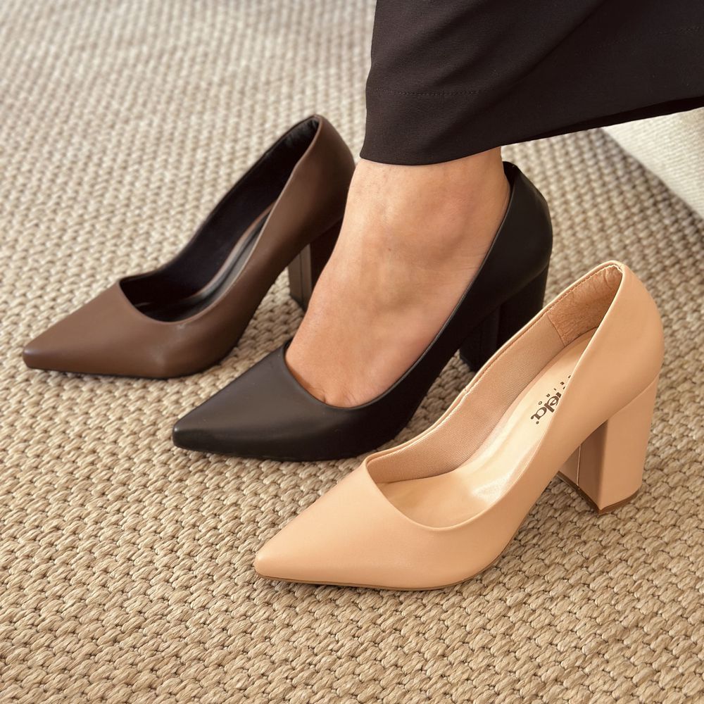 Scarpin Morgana Marrom