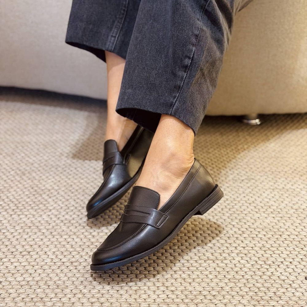 Mocassim Valentina Preto