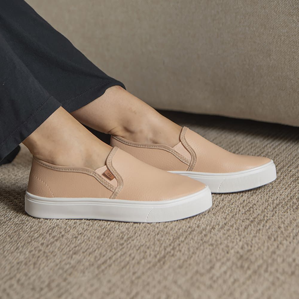 Tênis Slip On Tamires Rose - Loja Gabriela Ribeiro