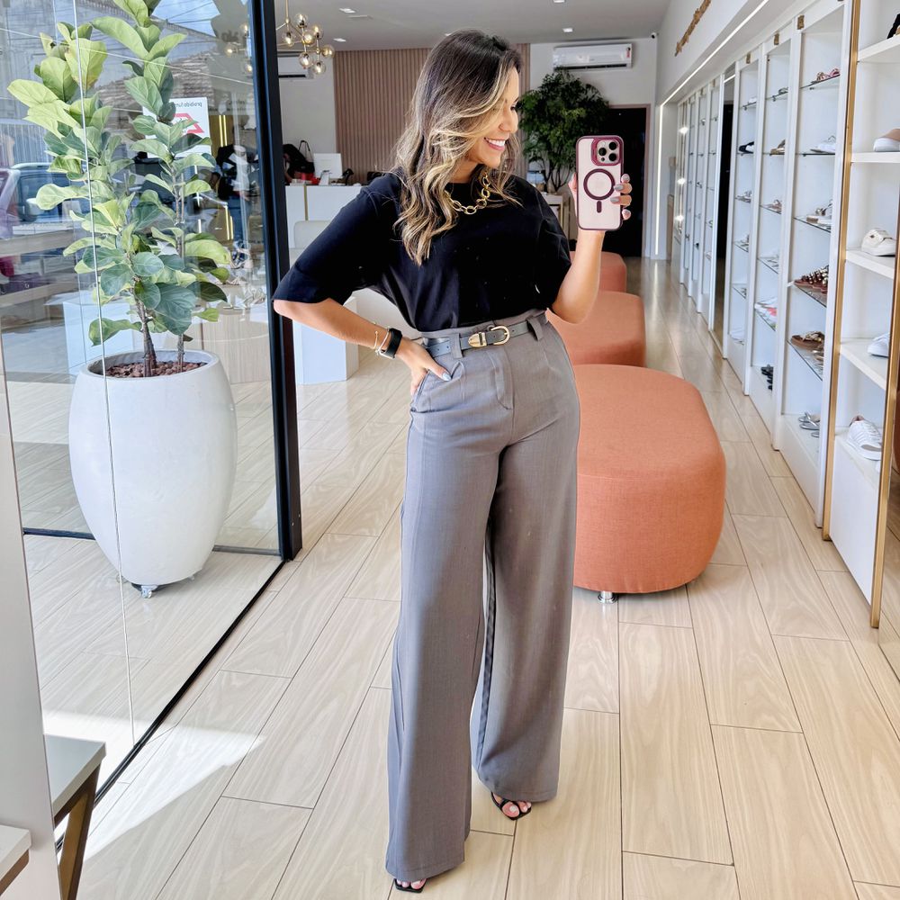Calça Pietra Cinza - Loja Gabriela Ribeiro