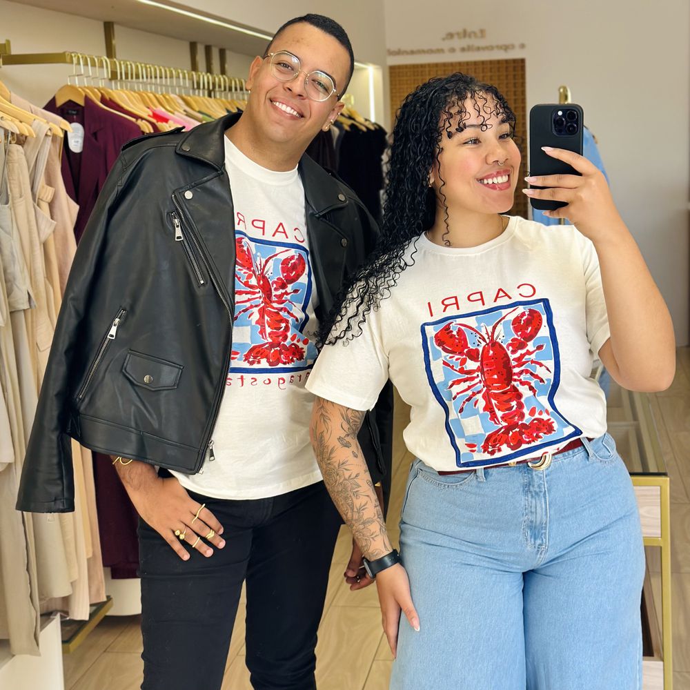 T-shirt Ana Lagosta Off-white