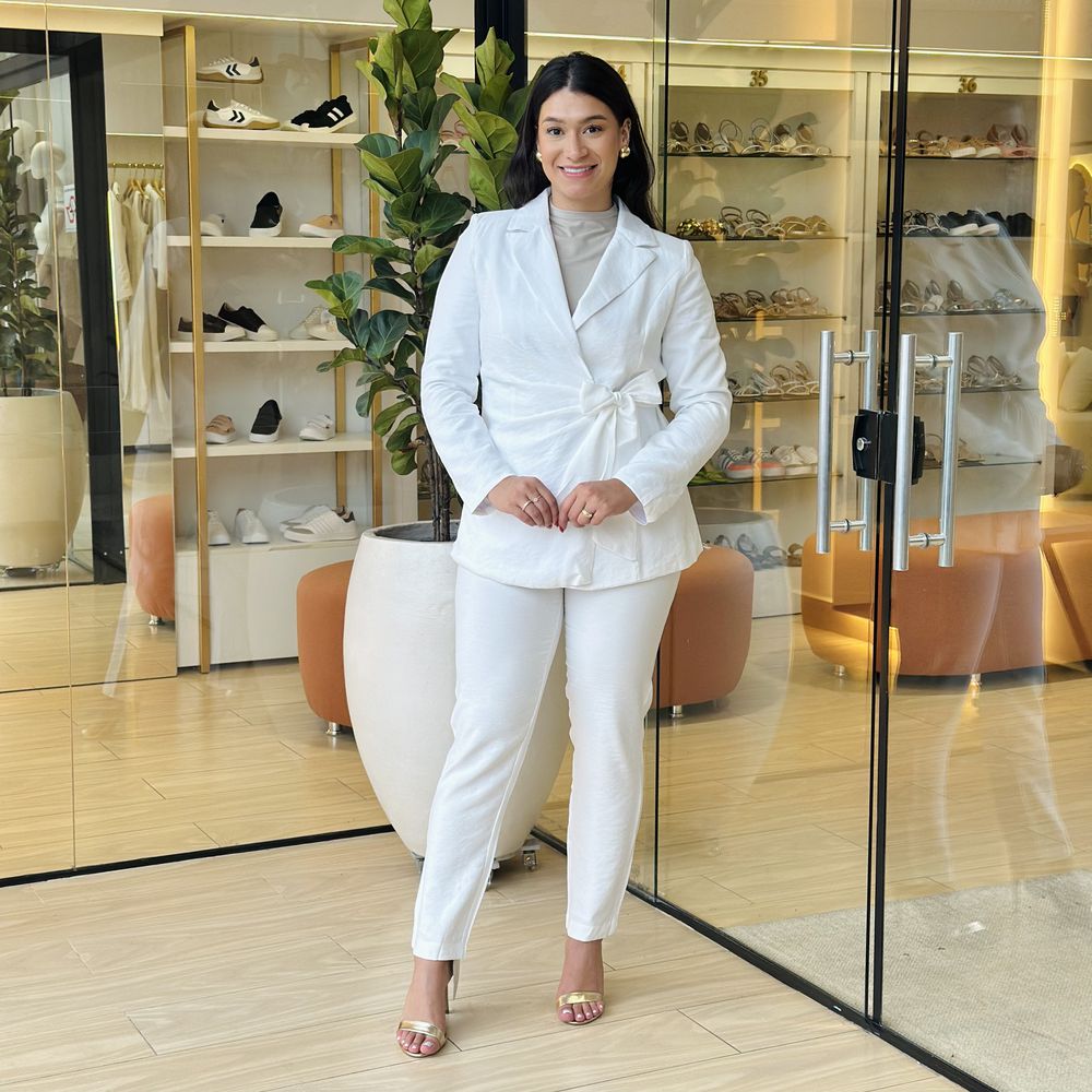 Conjunto Pérola Branco - Loja Gabriela Ribeiro