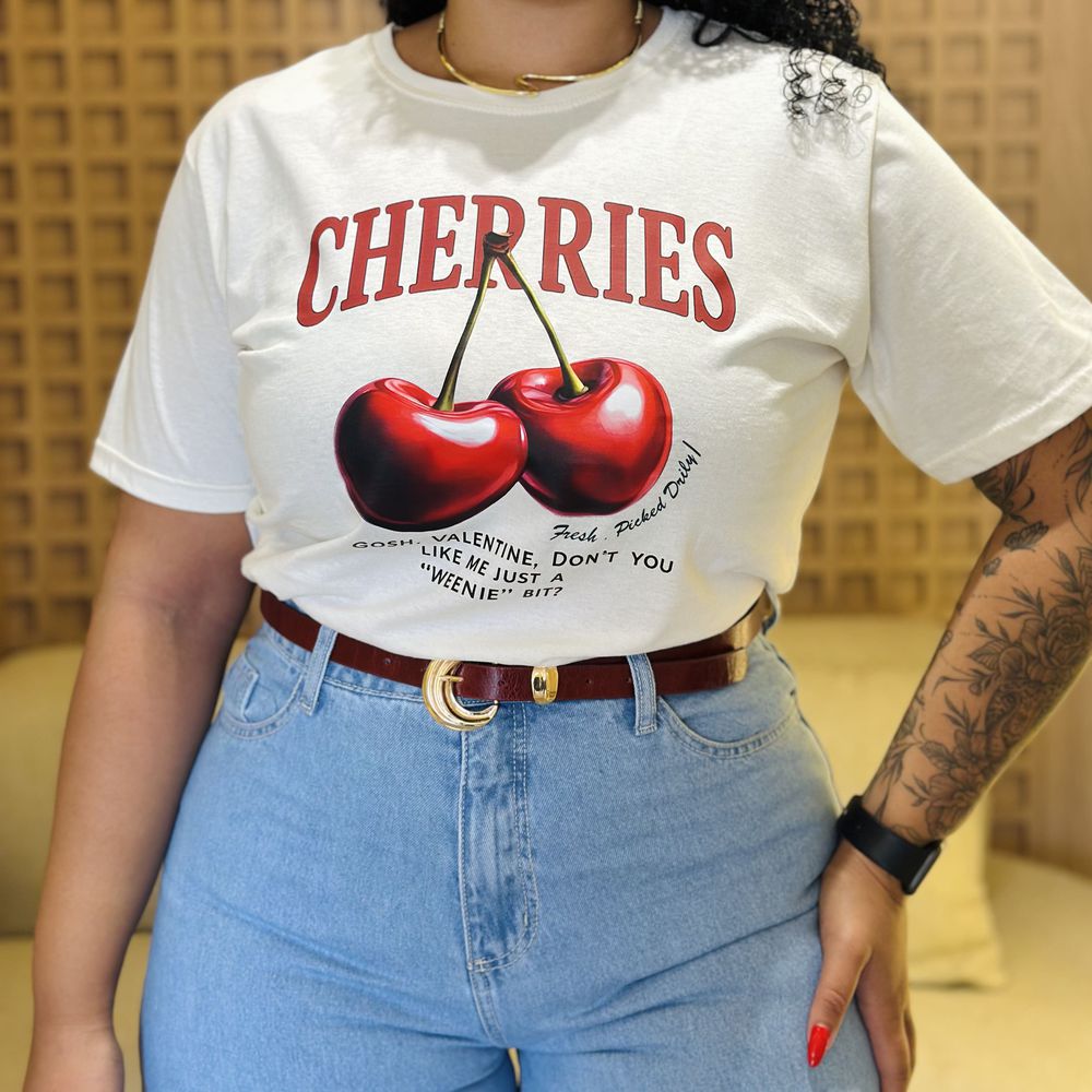 T-shirt Ana Off Cereja