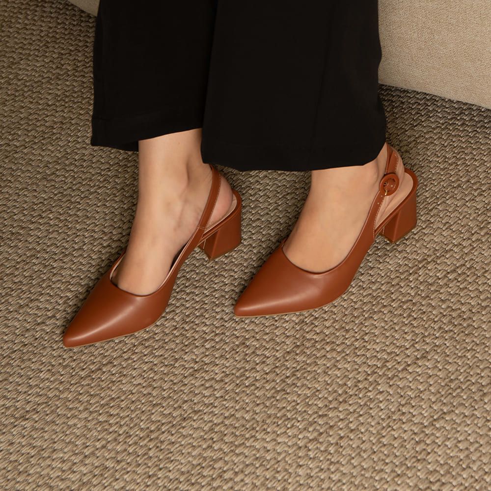 Scarpin Cintia Caramelo