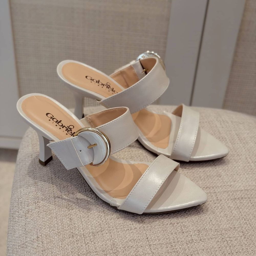 Tamanco Violeta Off White - Loja Gabriela Ribeiro