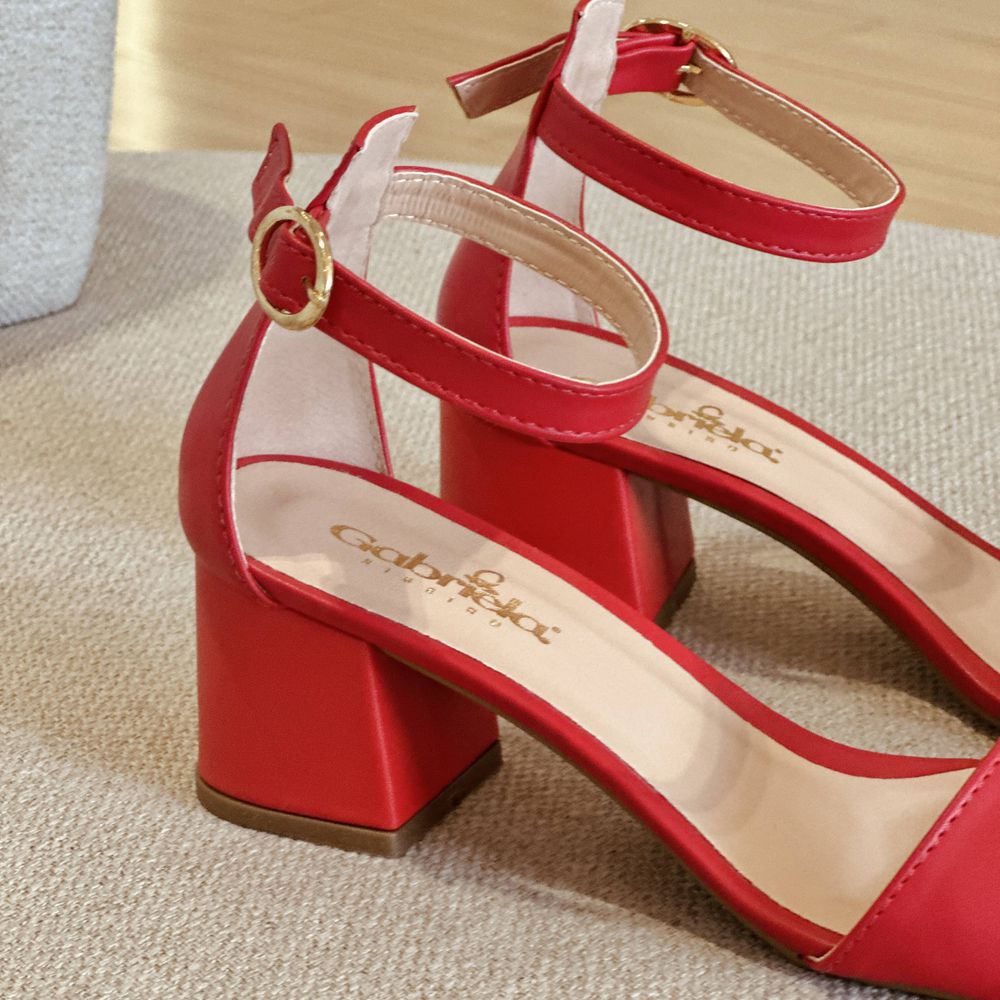 Sandália Paola Vermelho