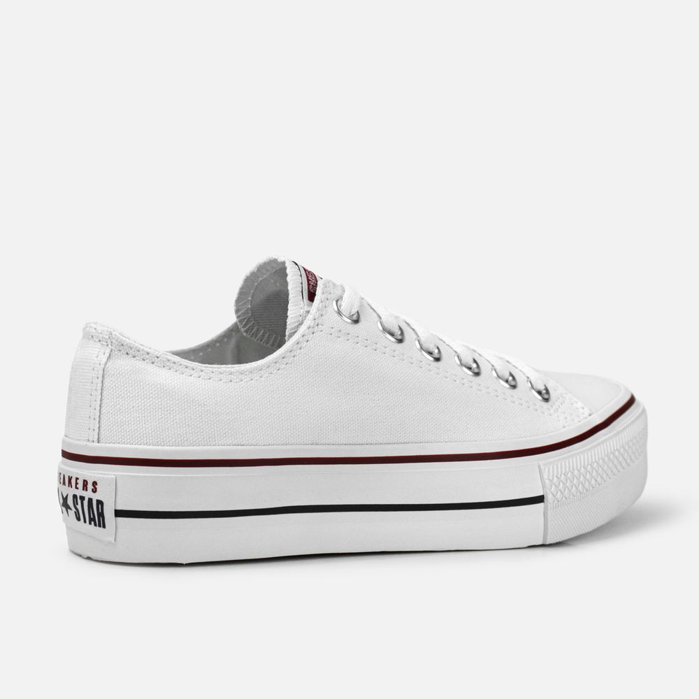 T nis Casual Feminino Old Star Branco B sico Loja Gabriela Ribeiro