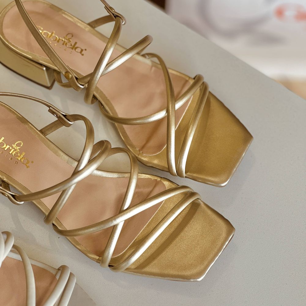 Sandália Luana Ouro