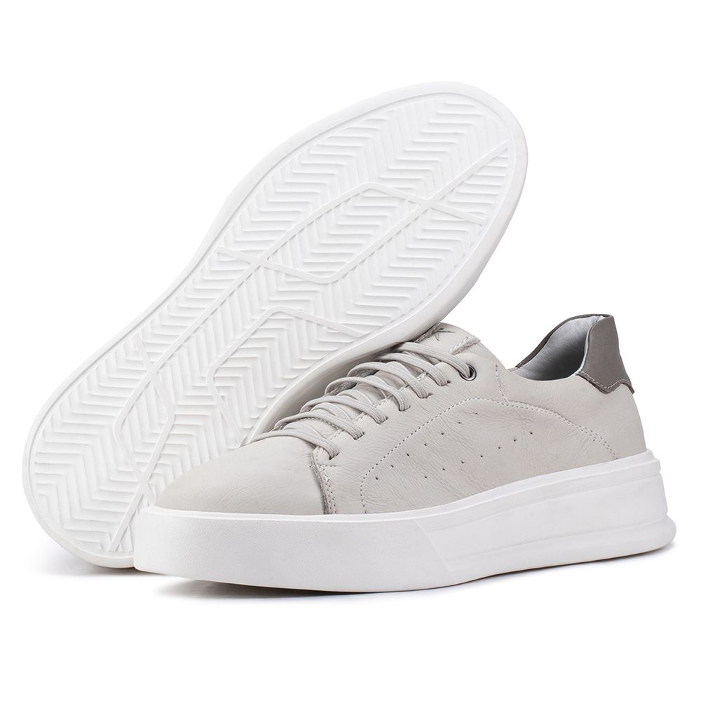 Tênis Casual Kéffor Mistral 600 De Couro Bege - 13... - KÉFFOR Calçados