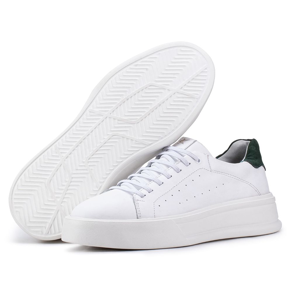 Tênis Casual Kéffor Mistral 600 De Couro Branco - ... - KÉFFOR Calçados