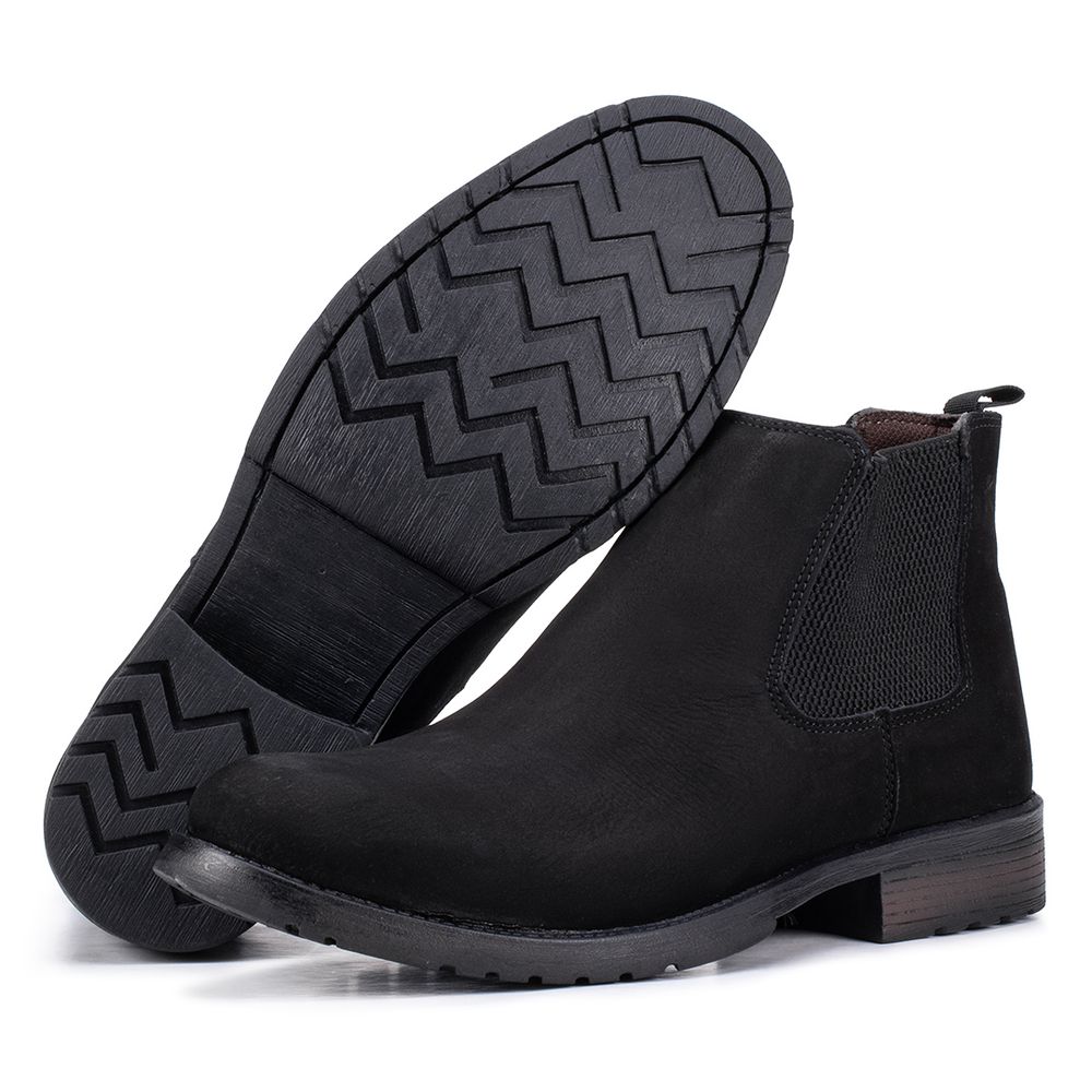 Coturno Masculino Kéffor Linha Ranger Em Couro Nob... - KÉFFOR Calçados