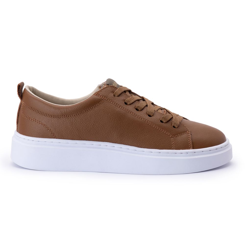 Tênis Casual Feminino Joliette Camel - Quebec