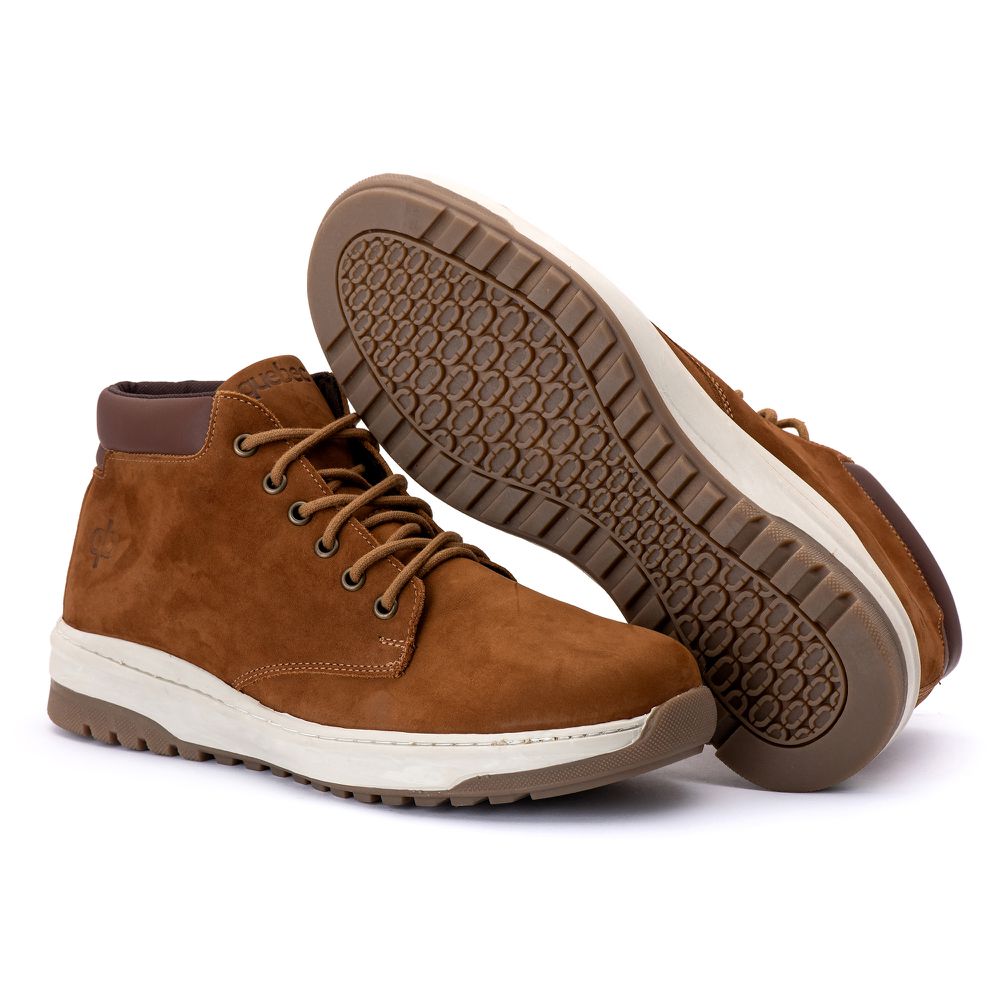 Bota Quebec Ranger Camel em Couro