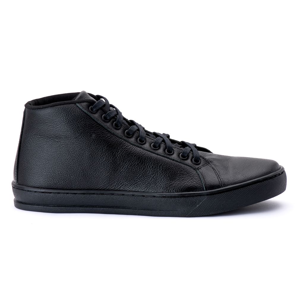 Tenis Quebec Mike Black em Couro - Quebec