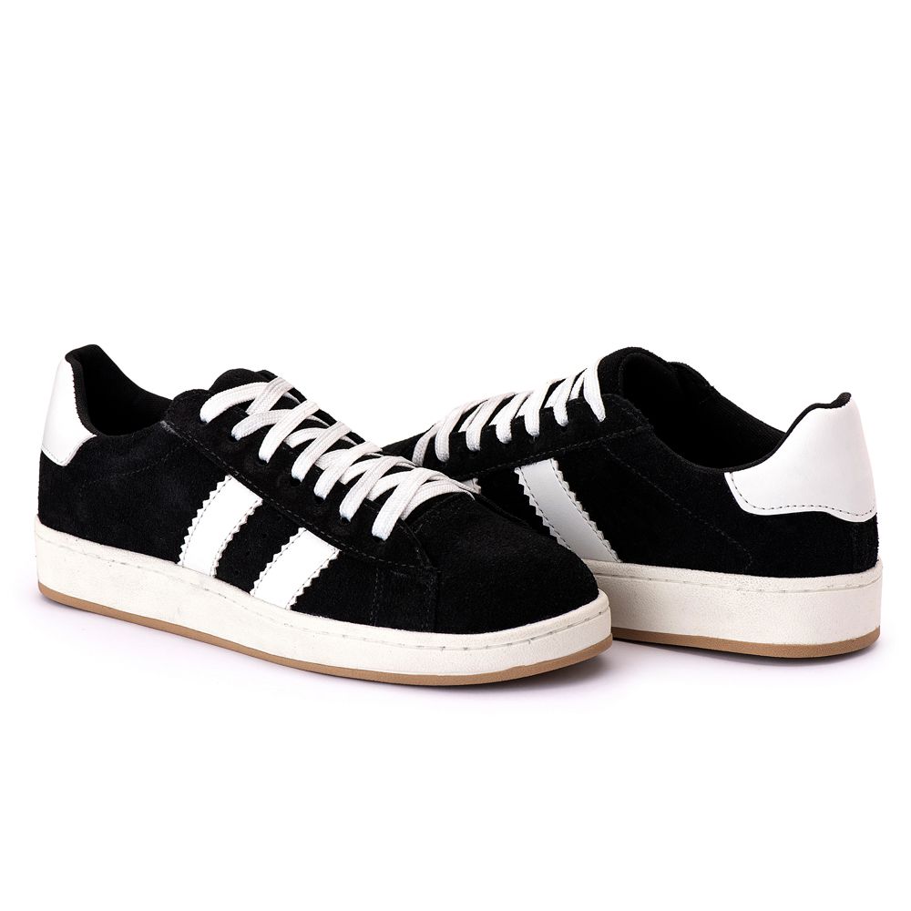 Tênis Casual Feminino Memphis Preto