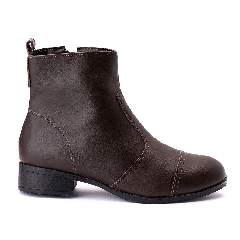 Bota Feminina Estela Quebec Café - Quebec