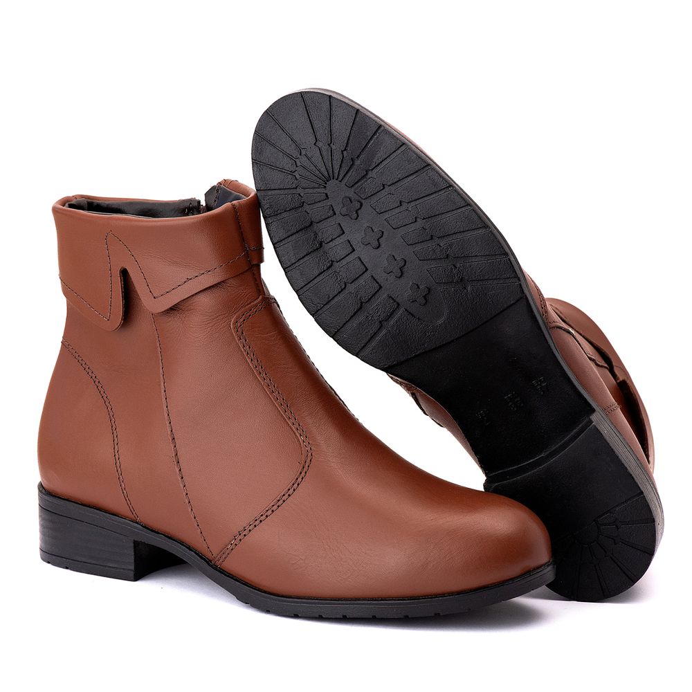 Bota Feminina Alma Quebec Pinhão