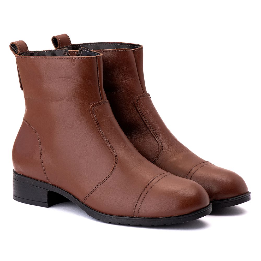 Bota Feminina Alma Quebec Pinhão
