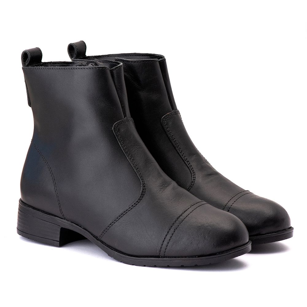 Bota Feminina Estela Quebec Black