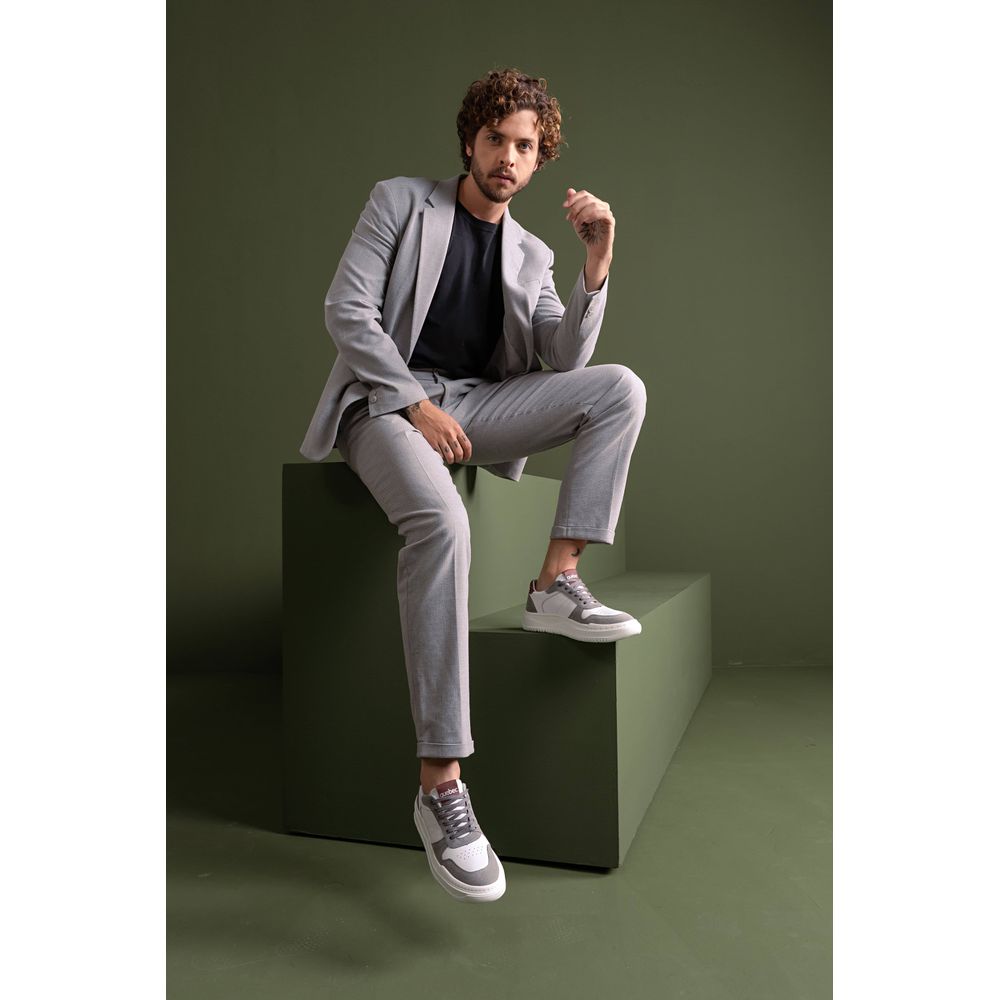 Tênis Masculino Morden Branco/Cinza