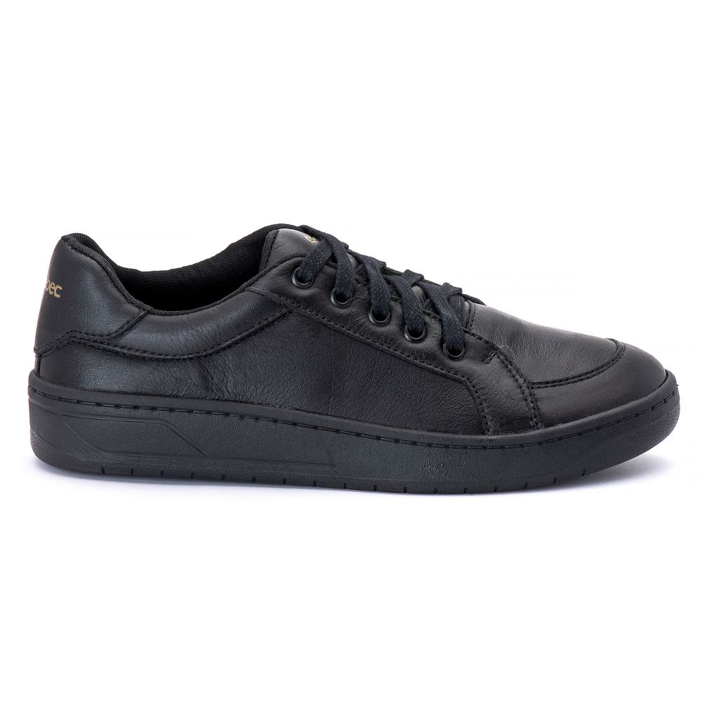 Tênis Casual Feminino Astrid Preto/Preto - Quebec