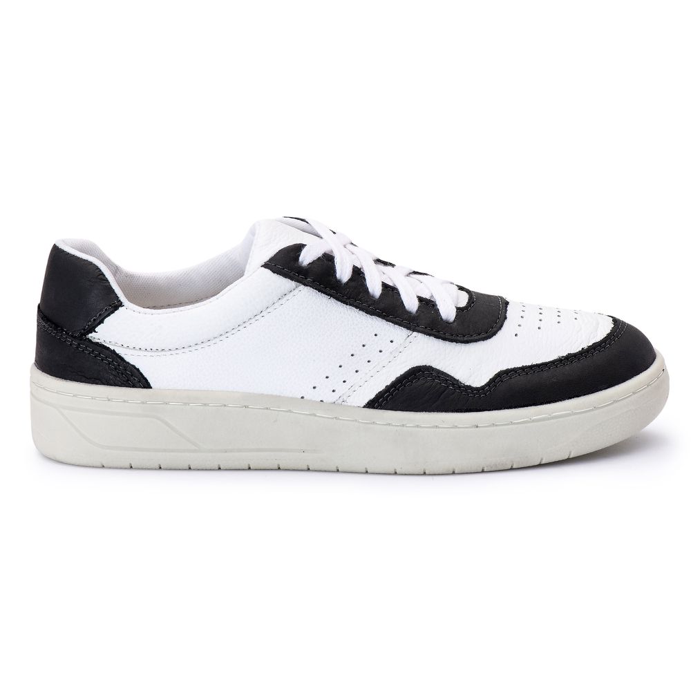 Tênis Casual Feminino Charlote Preto/Branco - Quebec