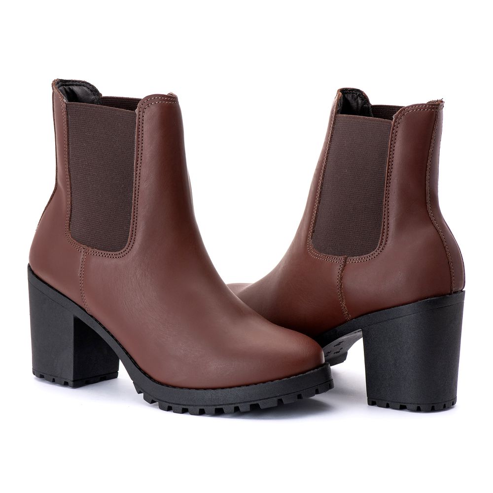 Bota Feminina Quebec Aurora Pinhão 