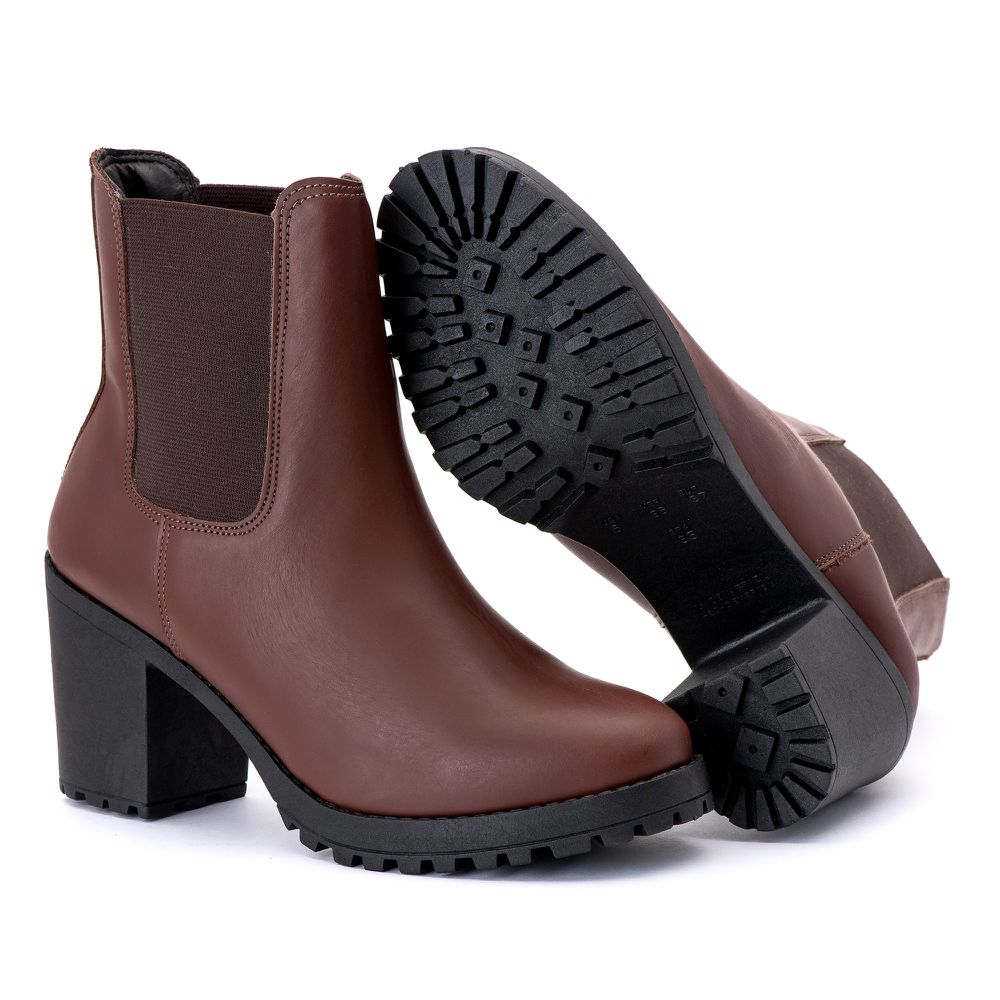 Bota Feminina Quebec Aurora Pinhão 