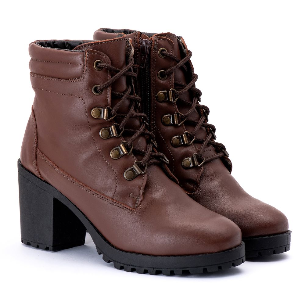 Bota Feminina Quebec Greta Pinhão