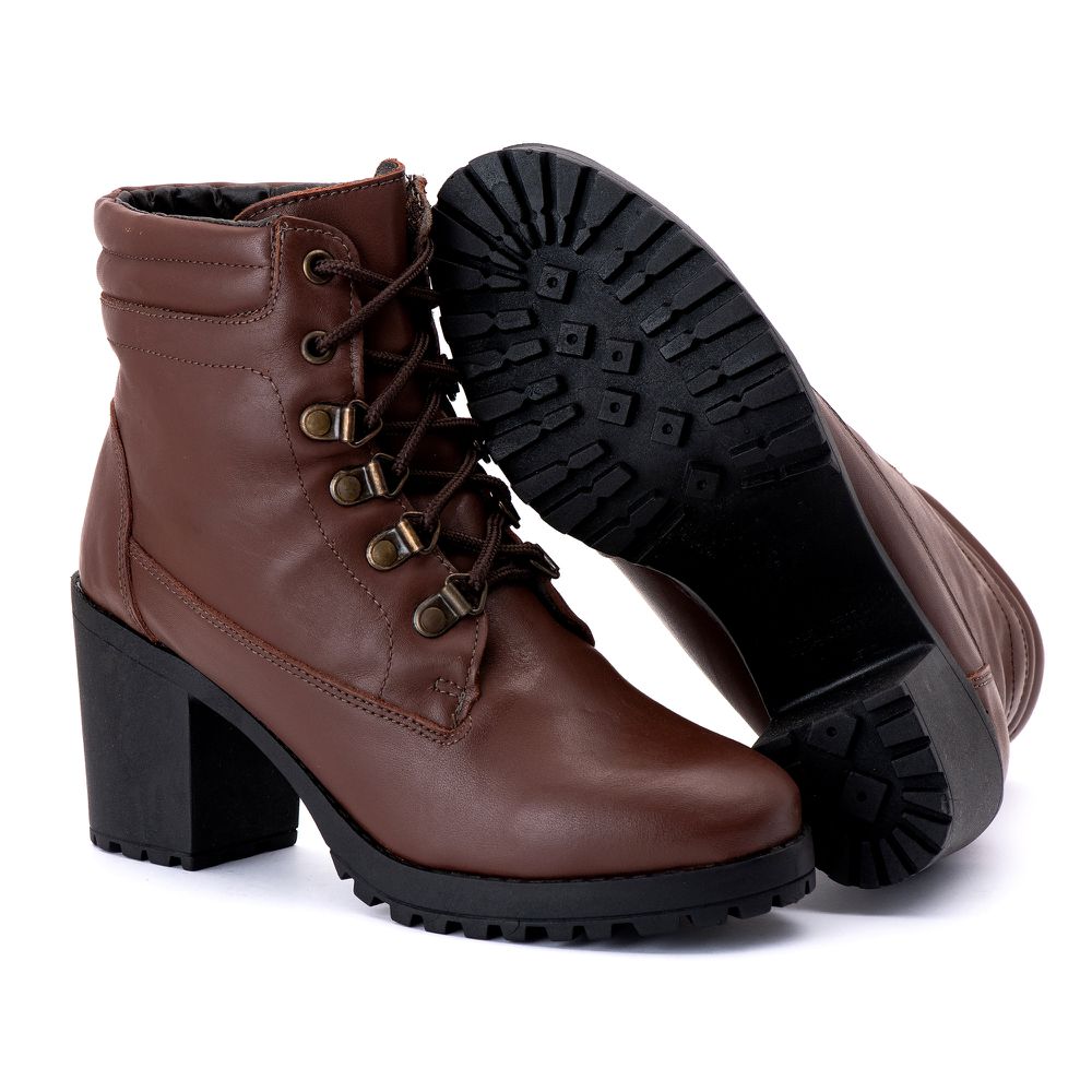 Bota Feminina Quebec Greta Pinhão