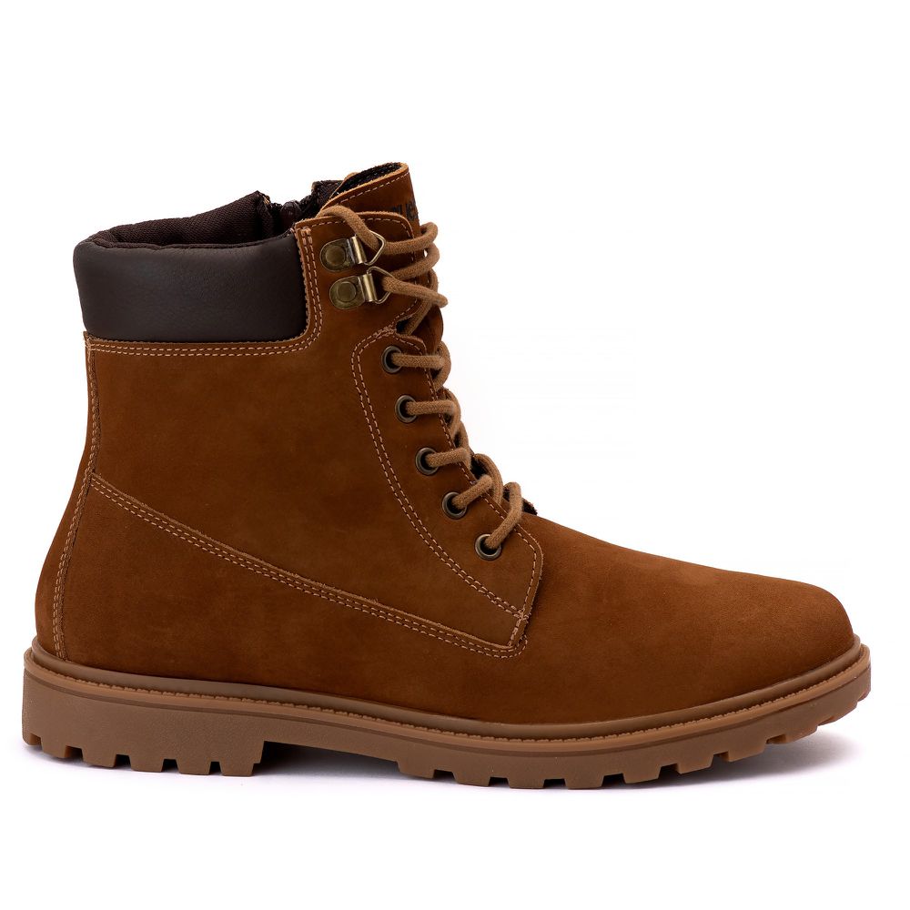 Bota Coturno Masculina Yuokon Caramelo - Quebec