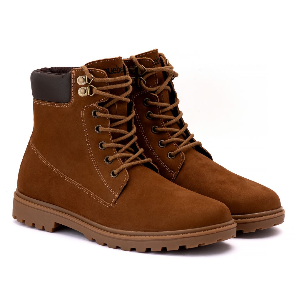 Bota Coturno Masculina Yuokon Caramelo
