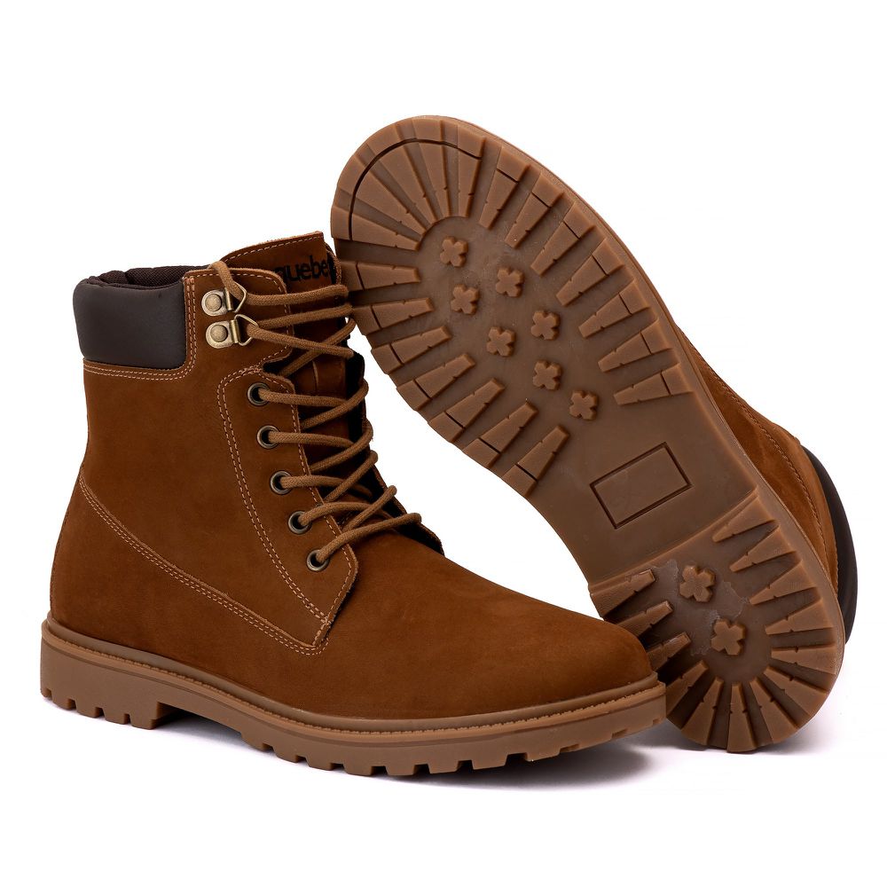 Bota Coturno Masculina Yuokon Caramelo