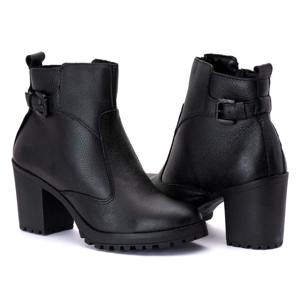 Bota Feminina Quebec Houston Black