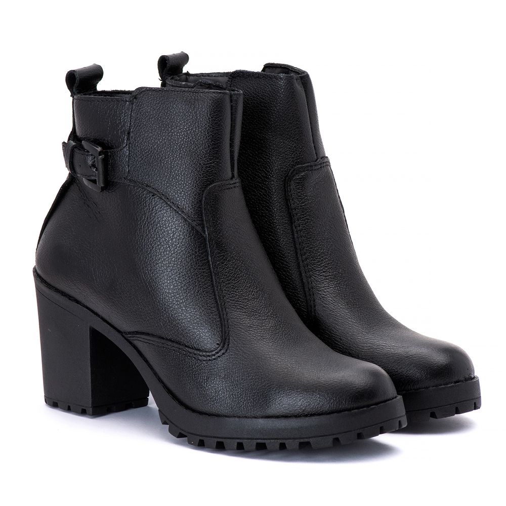 Bota Feminina Quebec Houston Black