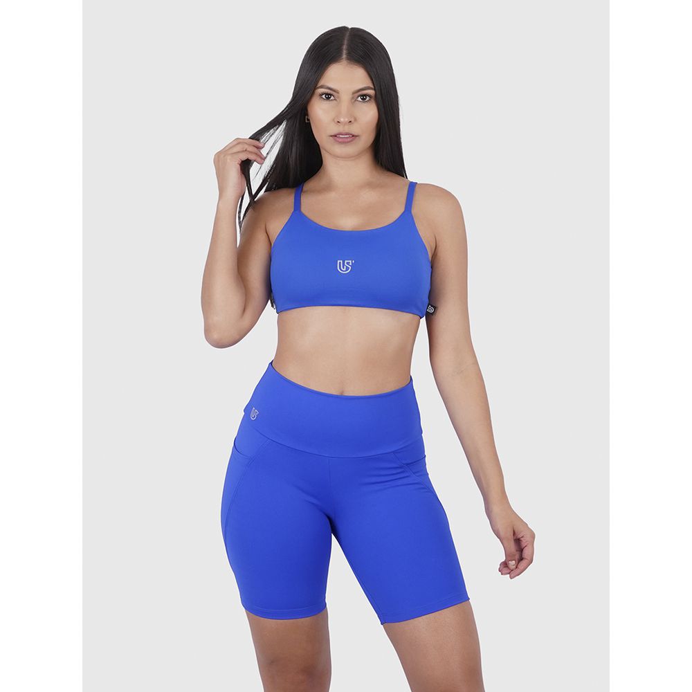 Top Azul Usup Confort Poliamida UV 50+ Blackout Co... - US'UP